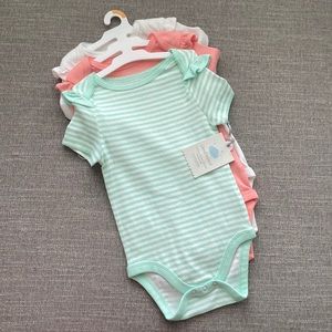 Cloud Island 3-pack Short Sleeve Onsie
